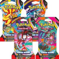Pokemon Chaos Rising Sleeved Booster Pack Art Bundle [Set of 4] - ATXoniqed TCG